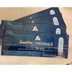 Swiffer Bissell Steamboost 4 Steam Cloth Refill Pad/Pads Open Window Fresh Scent